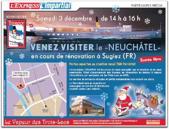 Venez visiter le «Neuchâtel»